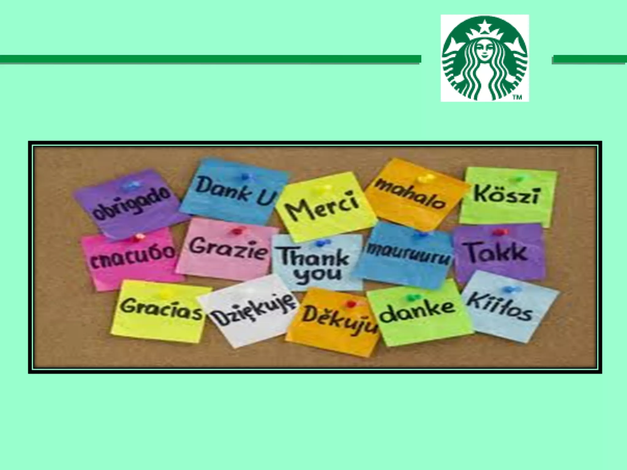 Assignment on MNC's company-Starbucks