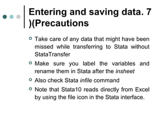 Stata rename