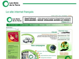 Le site internet français 