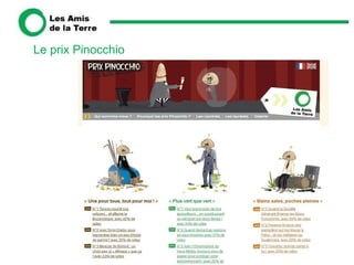 Le prix Pinocchio 