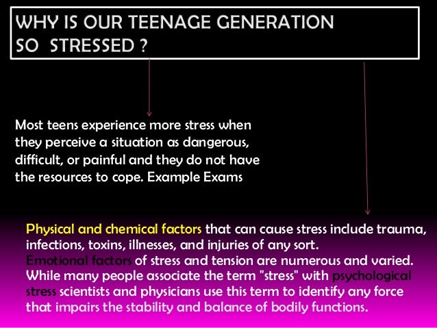 Of Teen Stress Physical 13