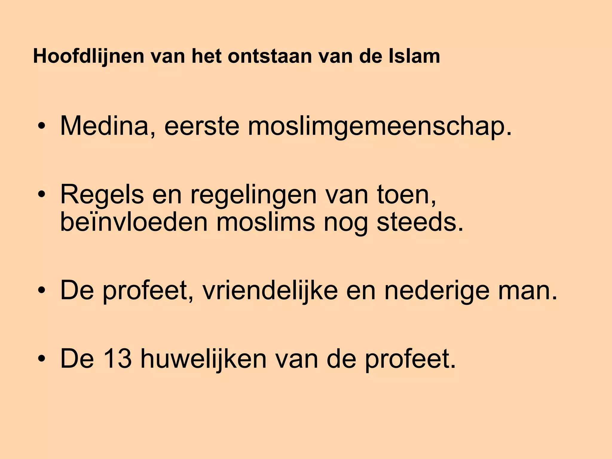 Ppt Student Les 1 Islam Mo | PPT