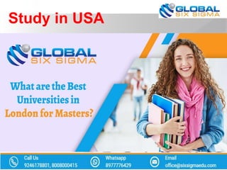 Study in USA
 