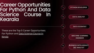 Professional Data Science Course in Kerala for Beginners & Graduates | PDF