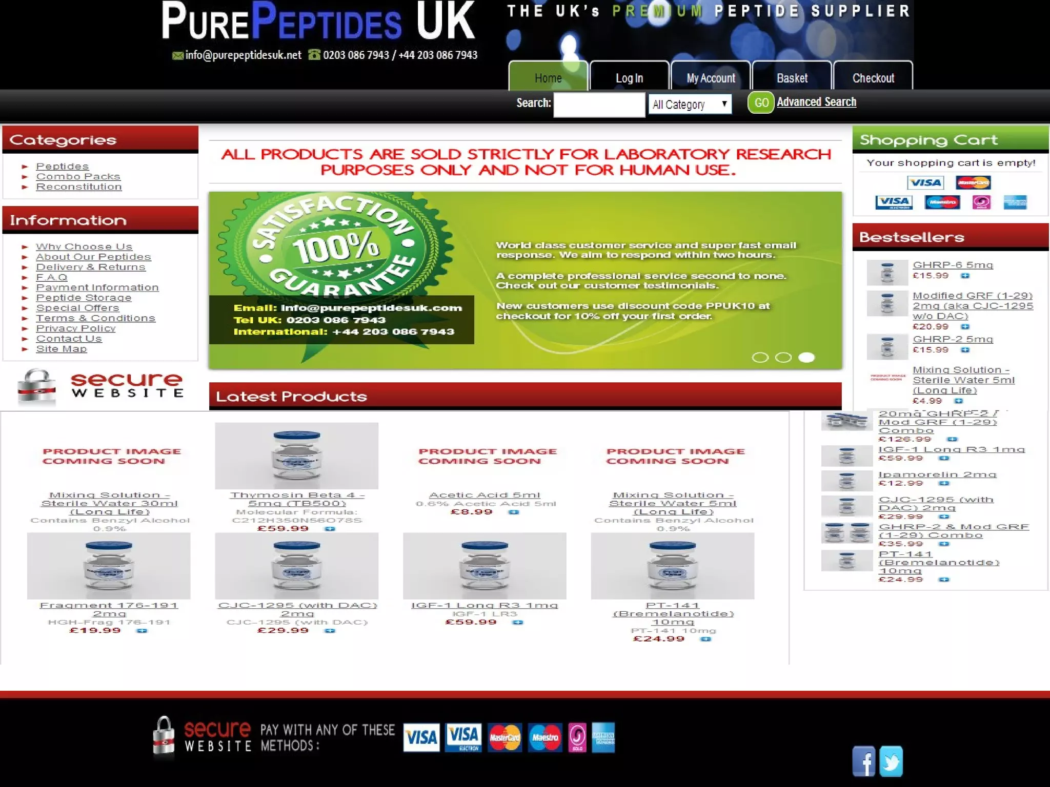 Pure peptides uk | PPT