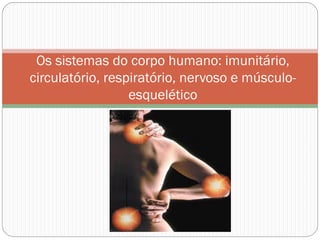 Os sistemas do corpo humano: imunitário,
circulatório, respiratório, nervoso e músculo-
esquelético
 