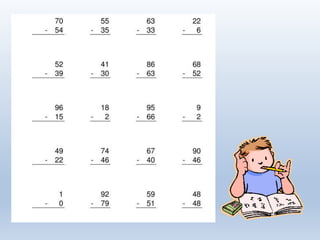 sumas y restas para niños pequeños