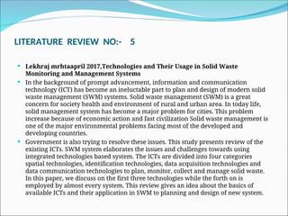Integrated Swm Solid Waste Management Route Optimization | PPT