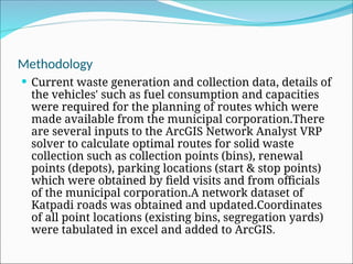 Solid Waste Management Route Optimization | PPT