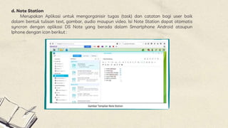 Ds Note Pc Mengenal lebih detail tentang synology dan cara penggunaannya dalam ...