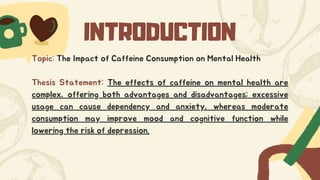 Effects of Caffeine Consumption on Mental health | PDF