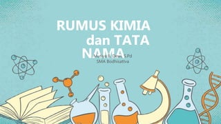 RUMUS KIMIA
dan TATA
NAMA
Mutiya B. Dewi, S.Pd
SMA Bodhisattva
 