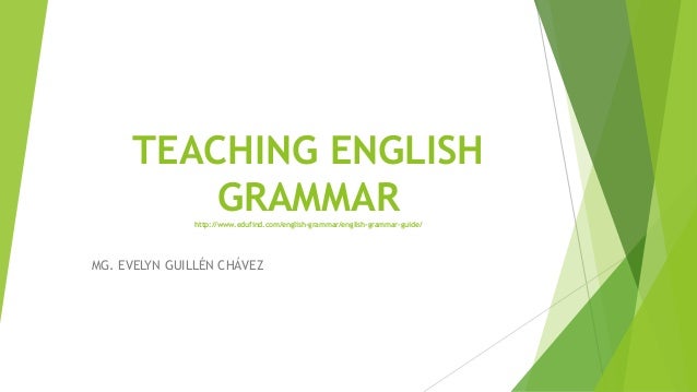 Teaching English Grammar