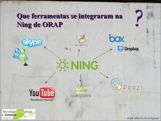 Que ferramentas se integraram na Ning de ORAP ? 