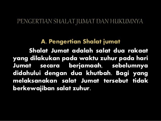 Ppt Tentang Shalat Jumat