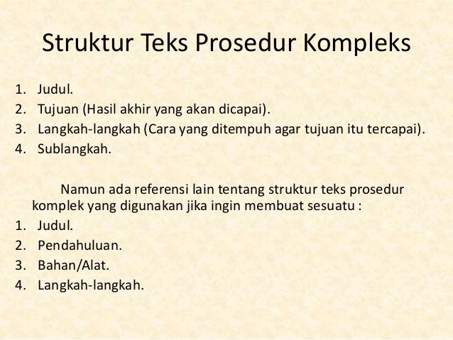 Teks prosedur narasi