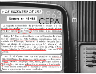 MarquesAlves&GuimarãesLima,2017
CEPA
1963
 