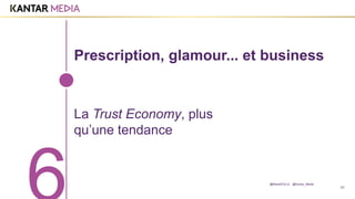 26
Prescription, glamour... et business
La Trust Economy, plus
qu’une tendance
@MarieDOLLE @Kantar_Media
 