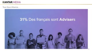 30
Tous Sous influence…
31% Des français sont Advisers
 