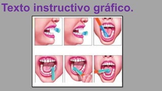 Texto instructivo gráfico.
 