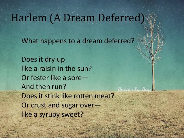 Essay on dreams by langston hughes