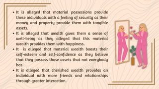 The Material Self ( IMPORTANCE OF IT AND MEANING) | PDF