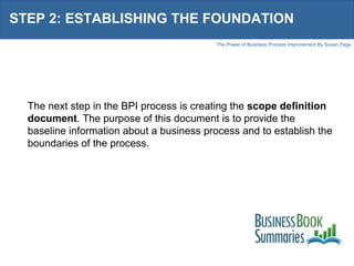 The Power of Business Process Improvement | PPT