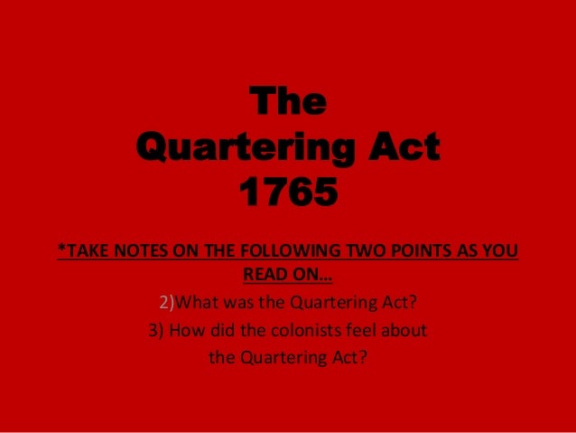 effects of the stamp act
