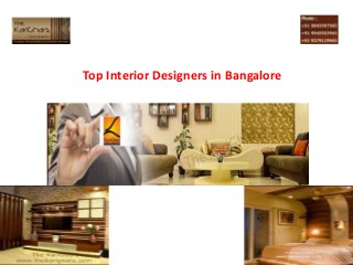 Top Interior Designers in Bangalore
 