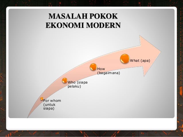 Bahan Ajar Masalah Pokok Ekonomi Bahan Ajar Masalah Pokok Ekonomi
