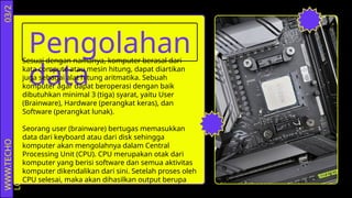 komputer dan perangkat komputer ppt tik. | PPTX