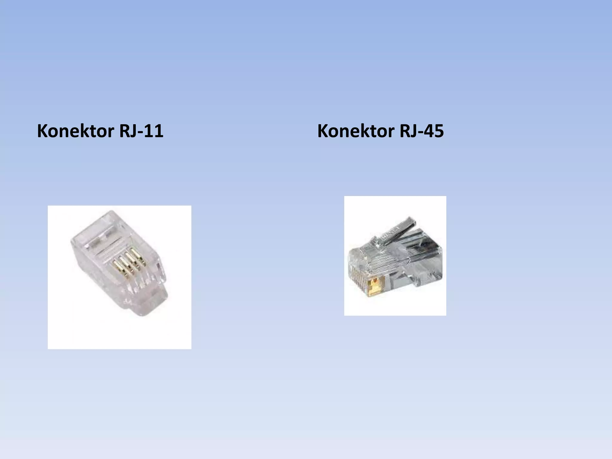 Konektor RJ-11Konektor RJ-45