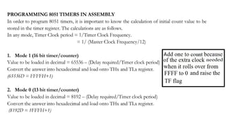 PPT TIMERS AND COUNTERS MICROCONTROLLERS