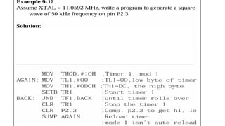 PPT TIMERS AND COUNTERS MICROCONTROLLERS