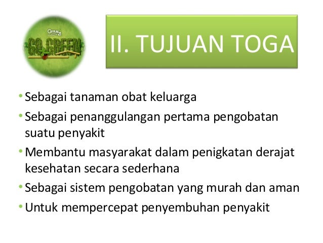  Ppt Tanaman Obat Keluarga TOGA 