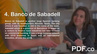 Top 10 Best Banks In Spain