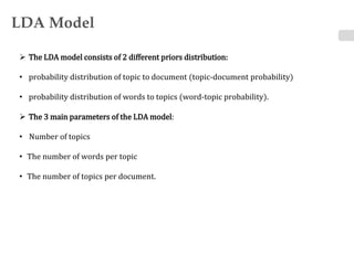 topic modelling through LDA and bertopic model | PPTX