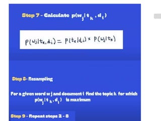 topic modelling through LDA and bertopic model | PPTX
