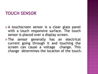 Ppt Touch Screen Sensor12 | PPTX
