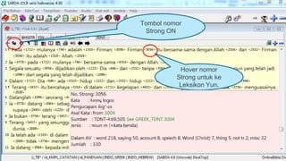 Tombol nomor
Strong ON
Hover nomor
Strong untuk ke
Leksikon Yun.
 