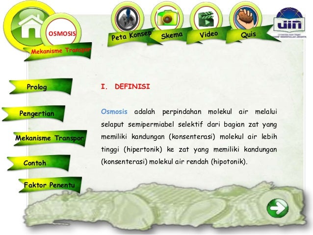 Transpor Pasif (Difusi, Osmosis, dan Difusi Terfasilitasi)