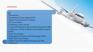 travel grants for postgraduate students. | PPT