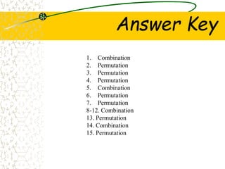 Permutation Sample Slide Permutation | PPT
