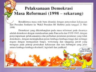 Demokrasi pada Era Reformasi