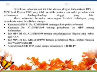 Demokrasi pada Era Reformasi