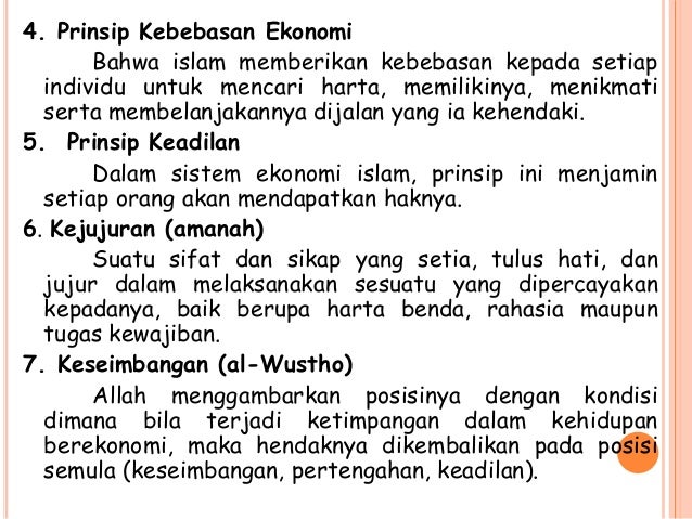 Ppt Tujuan Dan Prinsip Ekonomi Islam