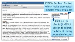 Getting Started with PubMed and MeSH | PPTX