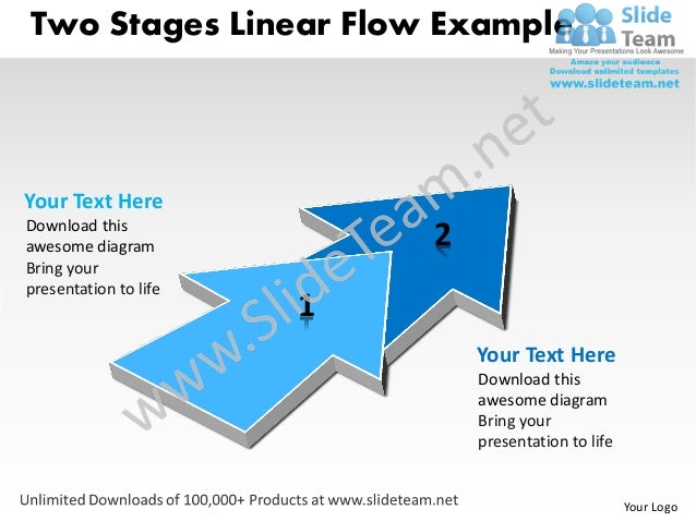 Ppt two phase diagram linear work flow chart powerpoint ...
