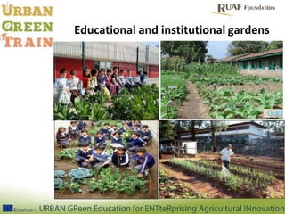 Educational and institutional gardens
 