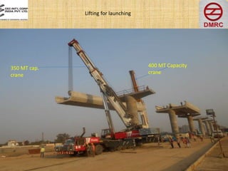 Lifting for launching
350 MT cap.
crane
400 MT Capacity
crane
 